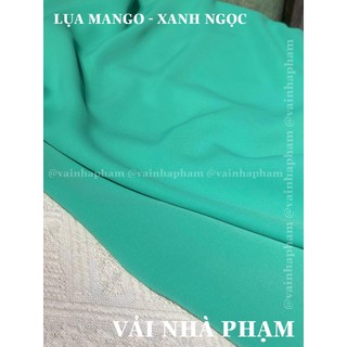 VẢI LỤA MANGO MÀU-KHỔ 1.5M-VẢI NHÀ PHẠM
