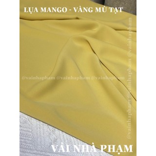 VẢI LỤA MANGO MÀU-KHỔ 1.5M-VẢI NHÀ PHẠM