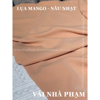 VẢI LỤA MANGO MÀU-KHỔ 1.5M-VẢI NHÀ PHẠM