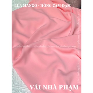 VẢI LỤA MANGO MÀU-KHỔ 1.5M-VẢI NHÀ PHẠM