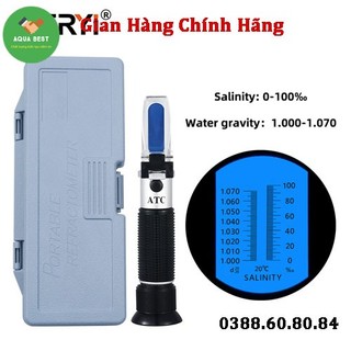 Máy đo độ mặn,khúc xạ kế đo độ mặn 0 - 100‰