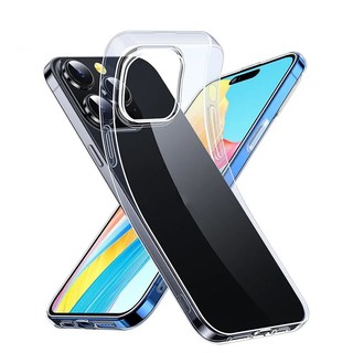Ốp lưng trong suốt dẻo silicon iPhone 17 16 15 14 13 12 11 Pro Max iP 14 15 X Xs Max XR 7 8 Plus 6 6s Air mỏng 0.6mm