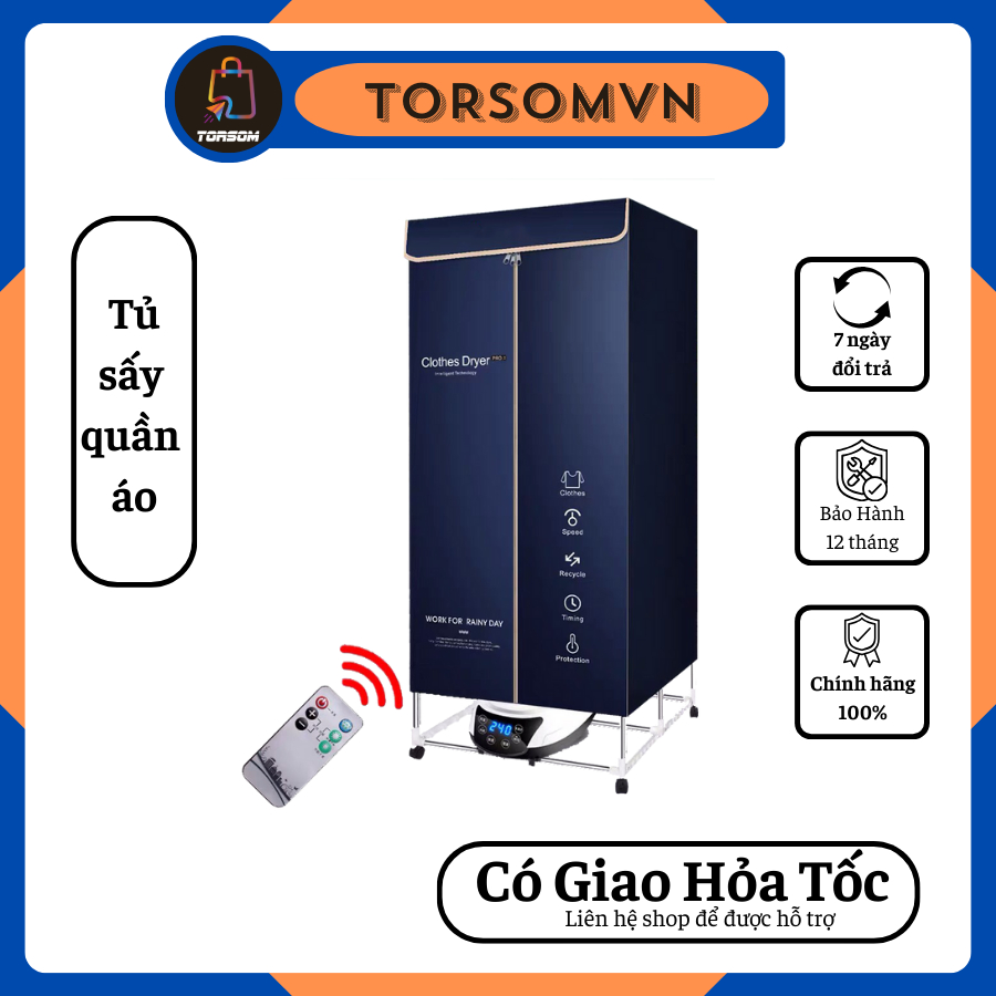 Tủ Sấy Quân Áo Thông Minh Diệt Khuẩn,Tiệt Trùng Ưu Việt Xóa Tan Nỗi Sợ ẩm Thấp ( Bảo hành 12 tháng)