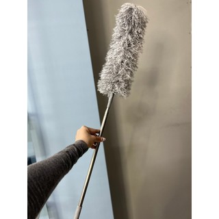 Cây chổi lông quét trần, quét bụi inox cán dài cao cấp