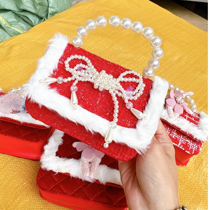 Túi đeo, đựng lì xì cho bé gái quai ngọc nhiều mẫu xinh xắn , đáng yêu