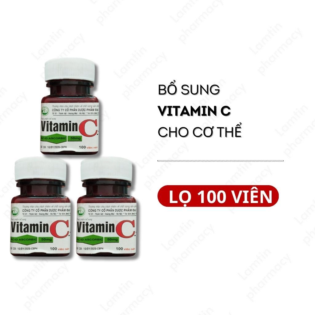 ✔ Vitamin B1, Vitamin B2, Vitamin B6, Vitamin C - Bổ sung vitamin cho cơ thể Lọ 100 viên