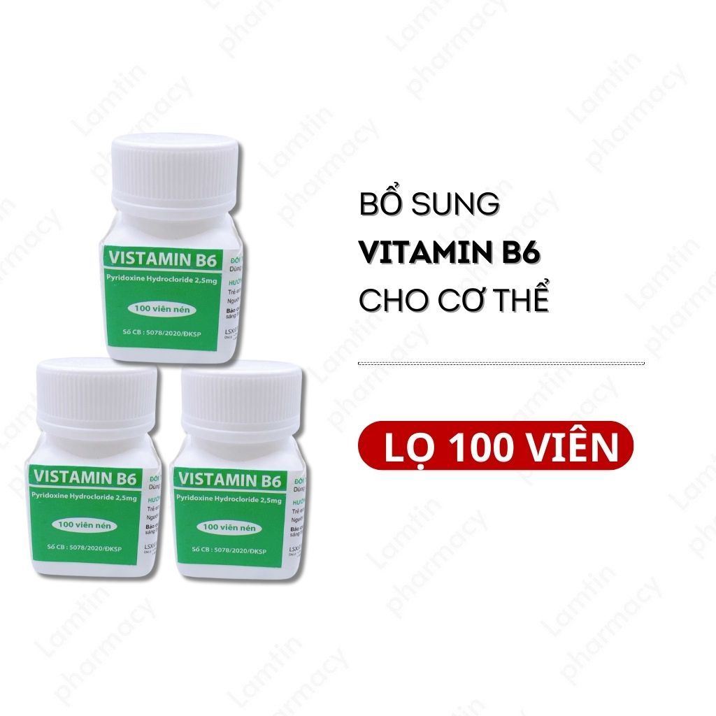 ✔ Vitamin B1, Vitamin B2, Vitamin B6, Vitamin C - Bổ sung vitamin cho cơ thể Lọ 100 viên