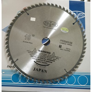LƯỠI CƯA GỖ 250MM 60 RĂNG-2 TẤC 5(lưu ý chỉ dùng để cắt cốt pha và các loại gỗ mềm,không dùng cắt các loại gỗ cứng chắc)