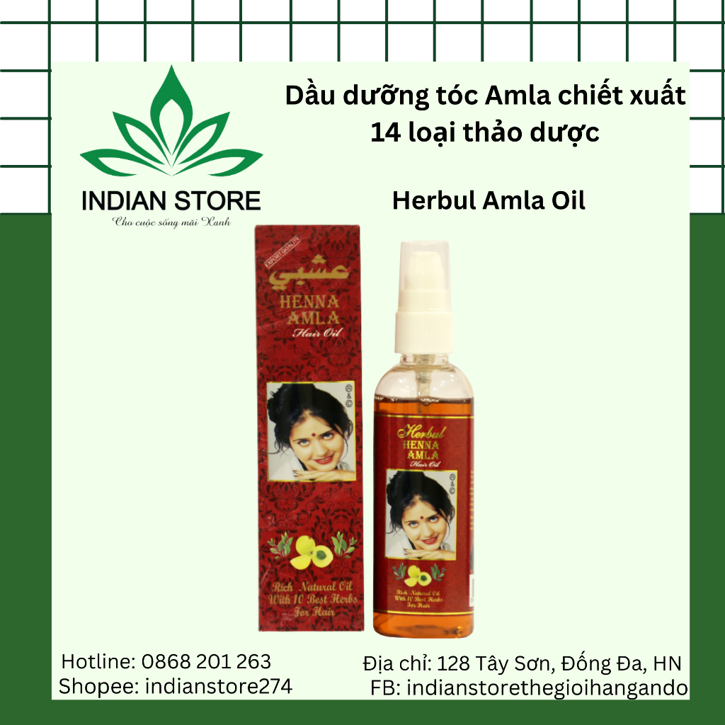 Tinh dầu dưỡng tóc - Herbul Henna Amla Oil
