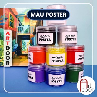 [ARTDOOR] Màu vẽ Poster Paint MONT MARTE Hũ (chiết 30ml)
