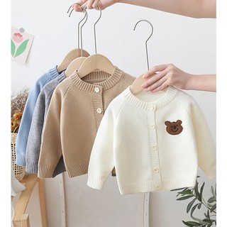 Áo nỉ len trẻ em, áo nỉ len cho bé trai bé gái mềm mịn giữ ấm cho bé từ 8 - 22kg
