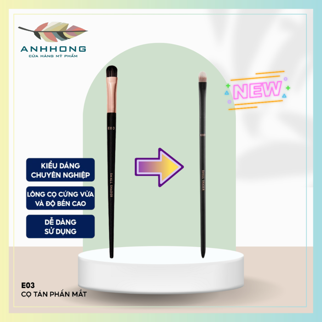 Cọ Phủ Phấn Mắt Vacosi Shader Brush E03