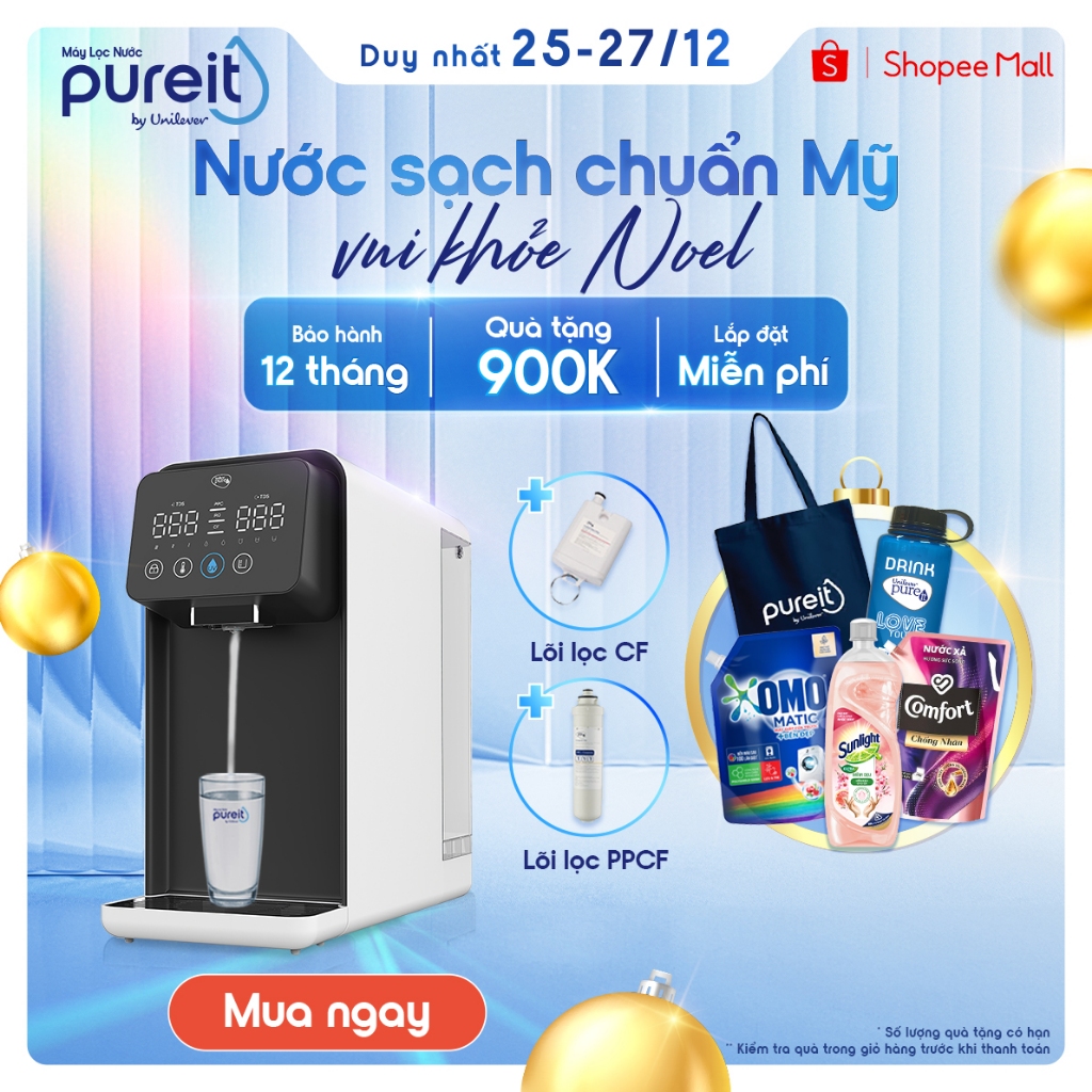 Máy Lọc Nước Pureit Lavita + Lõi lọc CF + Lõi lọc PPCF