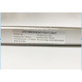 Đèn Exit 1 mặt có chữ lối thoát Đèn Exit 2 mặt có chữ lối thoát