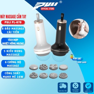 Máy massage đánh bụng mini Puli PL-670, Chức năng rung mạnh mẽ, massage giảm mỡ và giảm đau