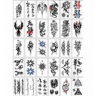  Combo 30 tấm Hình xăm dán mini 
