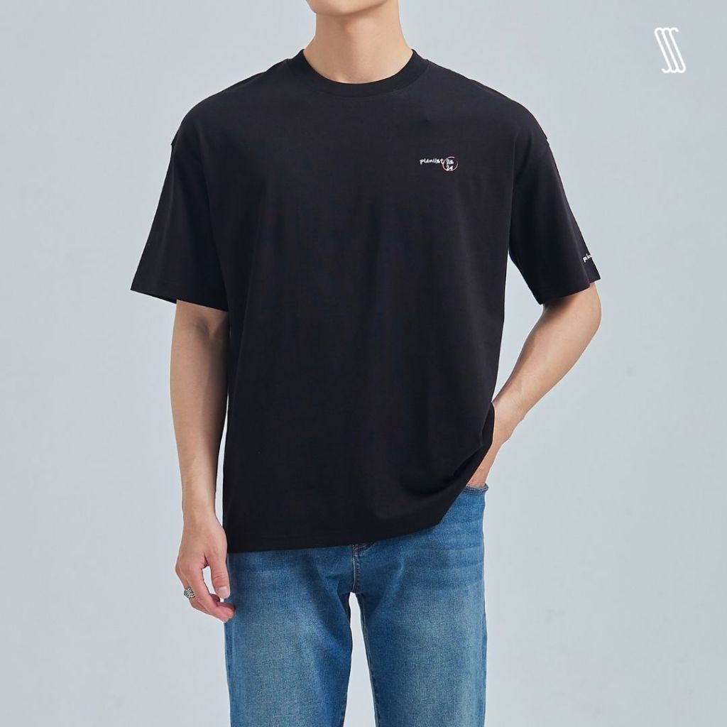 Áo thun cổ tròn tay lỡ nam SSSTUTTER phông trơn cotton co giãn 2 chiều 250gsm thoáng mát form loose rộng TODOLIST TEE