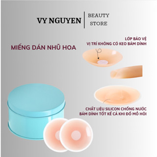 Hộp 5 Đôi Dán Đầu Nhũ Hoa Nữ DUTE Chất Liệu Silicon Mềm - Mang Lại Cảm Giác Thoải Mái Cả Ngày - DUTE034