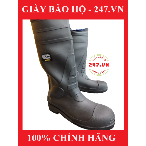 Ủng bảo hộ Safety Jogger Hercules S5 Mũi Thép Chống Dập Ngón, Đế Cao Su Chống Trơn