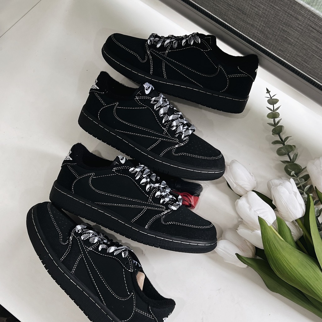 Giày Travis Scott x Air Jordan 1 Low OG SP ‘Black Phantom’ DM7866-001 - BẢN CAO CẤP FULLBOX, Jordan_Low Travis Scott