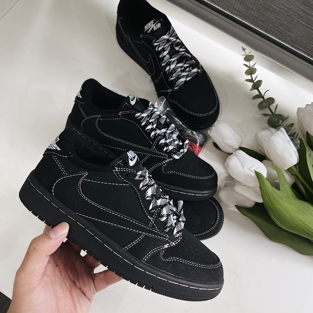 Giày Travis Scott x Air Jordan 1 Low OG SP ‘Black Phantom’ DM7866-001 - BẢN CAO CẤP FULLBOX, Jordan_Low Travis Scott