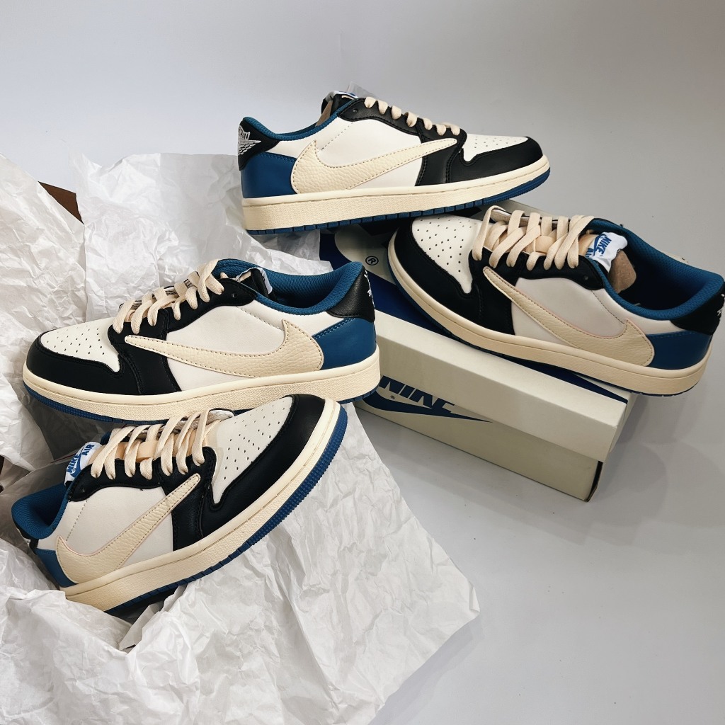 Giày Travis Scott x Air Jordan 1 Low OG SP ‘Black Phantom’ DM7866-001 - BẢN CAO CẤP FULLBOX, Jordan_Low Travis Scott