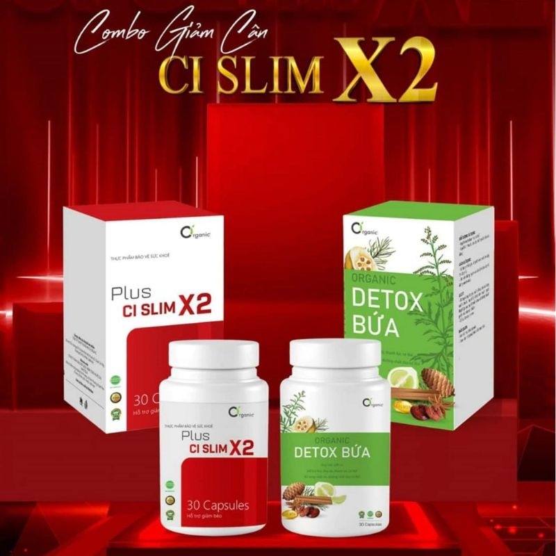 Giảm Cân Ci Slim X2 Mẫu Mới - Mua 1 Tặng 1 ( Cam Kết Chính Hãng )