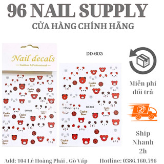 [Nail Chín Sáu] Sticker dán móng cao cấp phong cách Hàn Quốc
