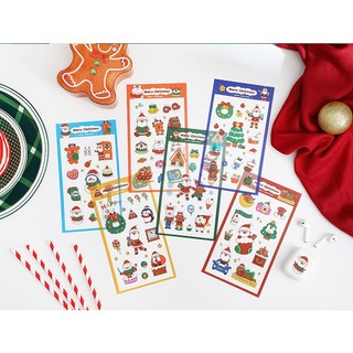 Sticker Giáng Sinh - Miếng Dán Sticker Trang Trí Họa Tiết Noel_Giáng Sinh