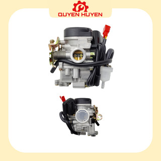  Bộ chế hoà khí xe ga 50cc - Bình xăng con xe ga học sinh Giorno Scoopy... 