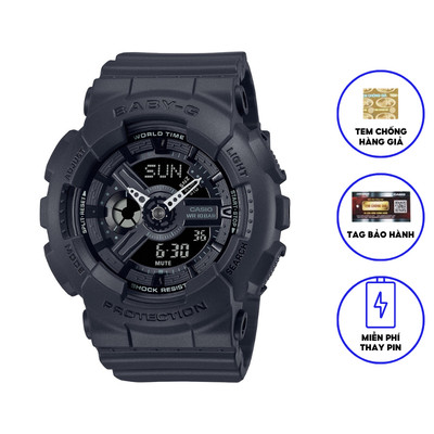 Đồng Hồ Casio Nữ Dây Nhựa BABYG BA-110XBC-1A Chính Hãng