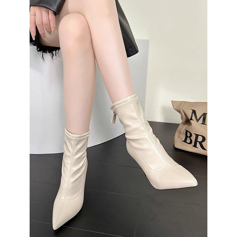 Bốt nữ công sở Annette gót cao 8cm mã 189