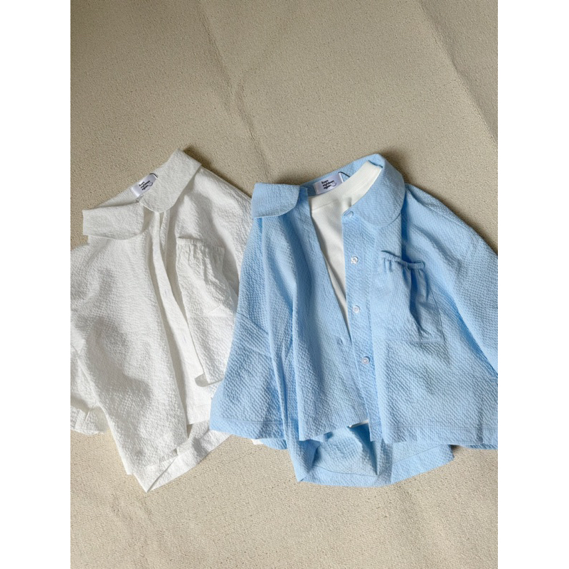 Áo sơ mi croptop Rainbow 18made ✿ 𝐁𝐲 𝐄𝐢𝐠𝐡𝐭𝐞𝐞𝐧 𝐀𝐠𝐚𝐢𝐧