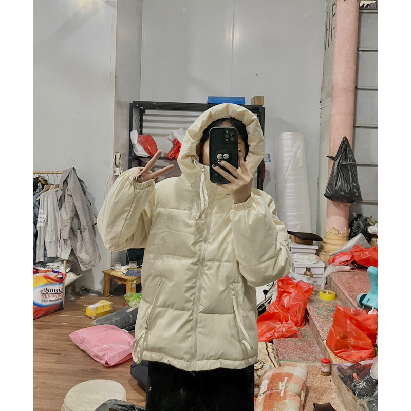 Áo phao nữ đại hàn dáng vừa