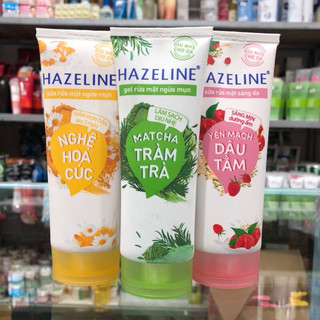 Sữa rửa mặt hazeline tuýp 50g/ 100g chính hãng unilever
