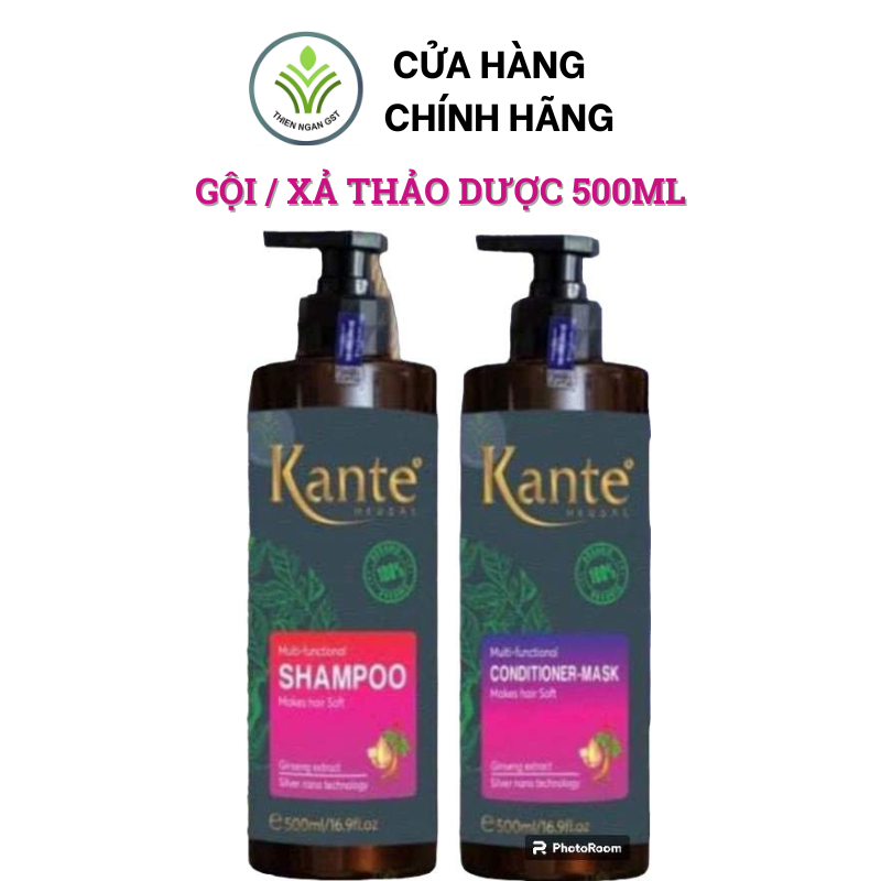 Dầu Gội xả phục hồi chăm sóc tóc Kante cặp 500ml| Chính hãng giá sỉ