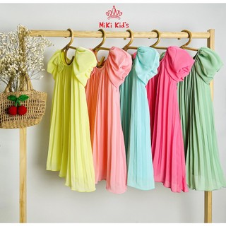 Đầm dập ly mùa hè tay bồng siêu xinh