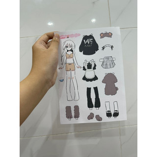 Búp Bê Giấy Thời Trang (4 tờ)
