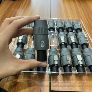Rắc jack loa neutrik k4cf ghi
