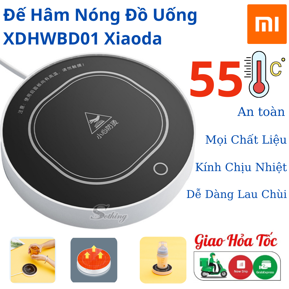 Đế Hâm Nóng Đồ Uống Xiaomi Xiaoda XD-HWBD01 Sothing Xiangwu, Bảo Hành 12 Tháng