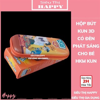Hộp bút kun 3d, có đèn phát sáng cho bé - hkm kun