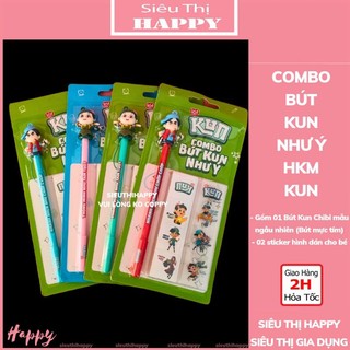 Combo bút kun như ý chibi - quà tặng sữa kun.