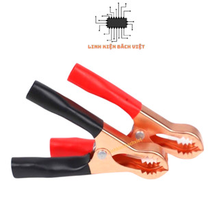 Kẹp cá sấu kẹp acquy mạ đồng 50A