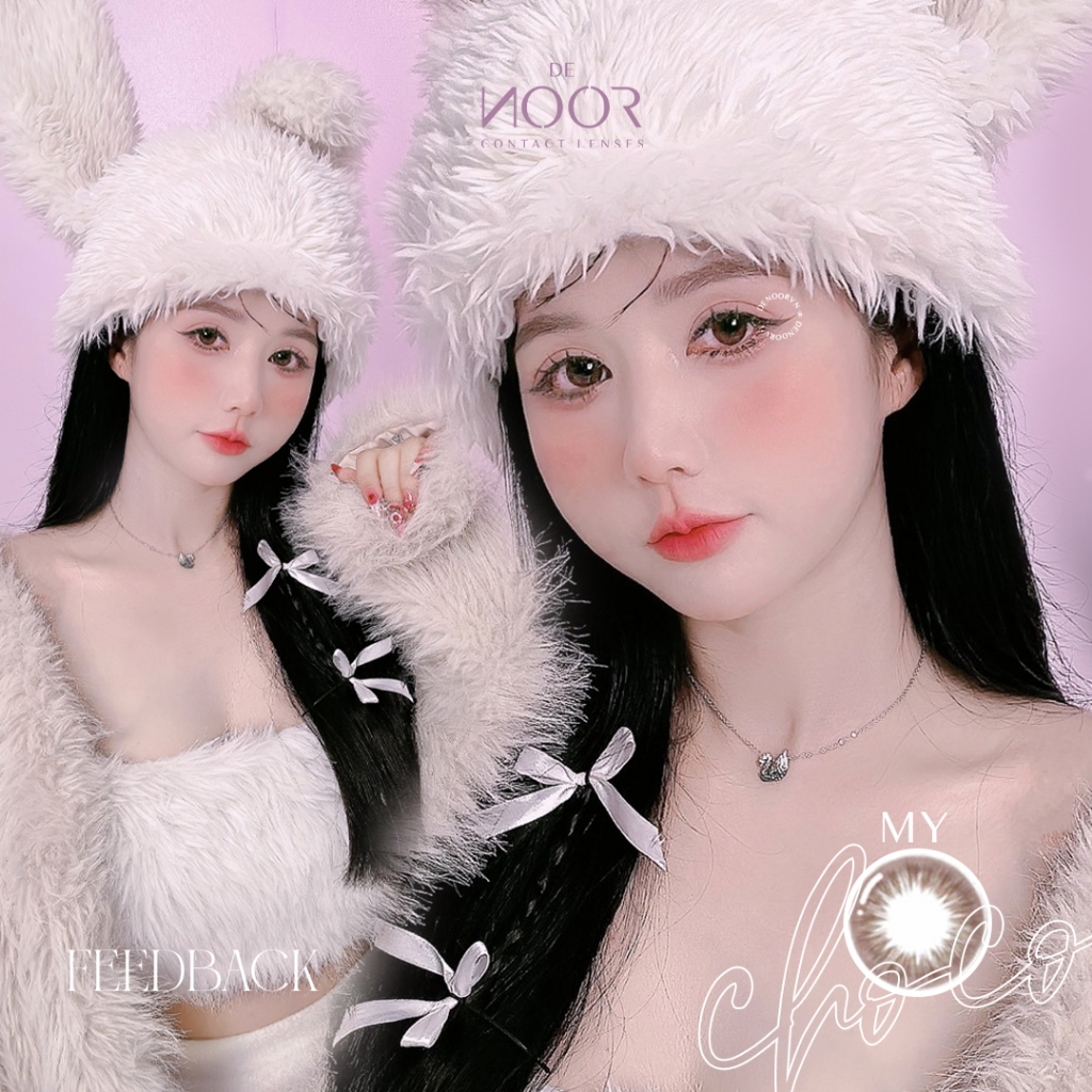 My Choco - Lens Mắt Nâu Choco Tự Nhiên, Baby - Lens Cho Mắt Thở - Bảo Hành 2 Tuần - Chính Hãng Hàn Quốc