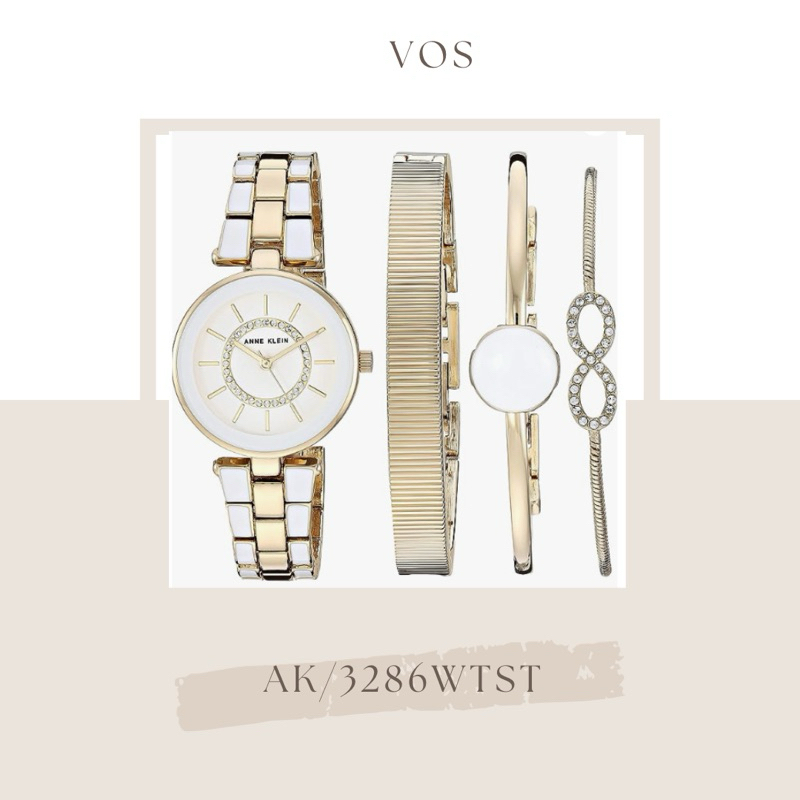 (Hàng Đặt Trước) Bộ Đồng Hồ Và Vòng Tay Anne Klein CHÍNH HÃNG
