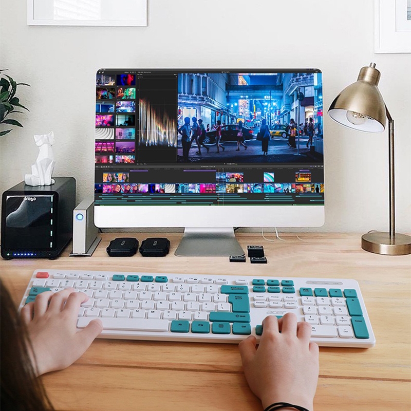 Bộ Bàn Phím Và Chuột Không Dây Acer OAK920 Nút Tắt Tiếng Thích Hợp Làm Văn Phòng Công Ty Và Giải Trí | BigBuy360 - bigbuy360.vn