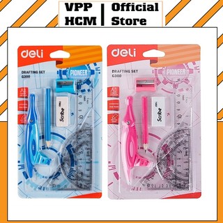 Bộ dụng cụ học sinh 8 món deli eg30001