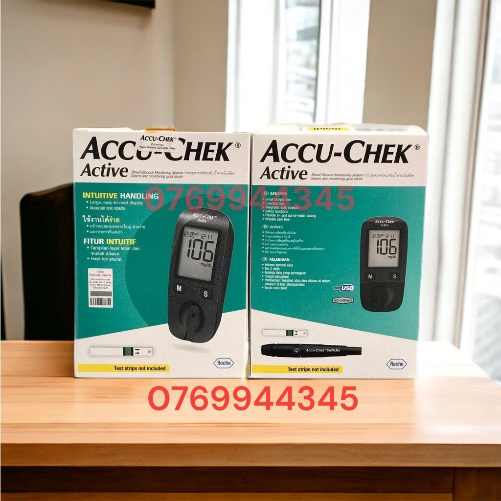 Máy accuchek active đường huyết rẻ nhất shopee