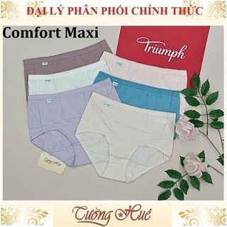 Quần lót nữ Triumph Sloggi Comfort Maxi quần trơn lưng cao.