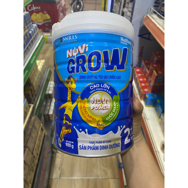 Sữa bột Nuvi Grow 1+&2+ 900g